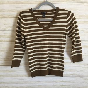 H&M 3/4 Sleeve V-Neck Sweater